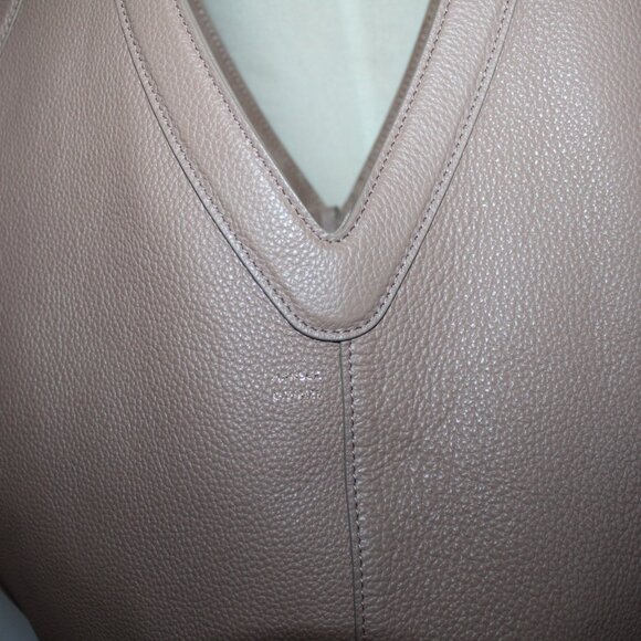 NWOT MANSUR GAVRIEL Soft M Hobo Taupe Pebble Leather Tote Shoulder Bag - Picture 4 of 9